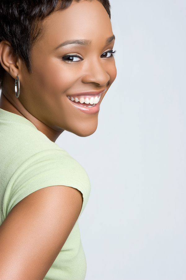 Beautiful Smiling African American Woman