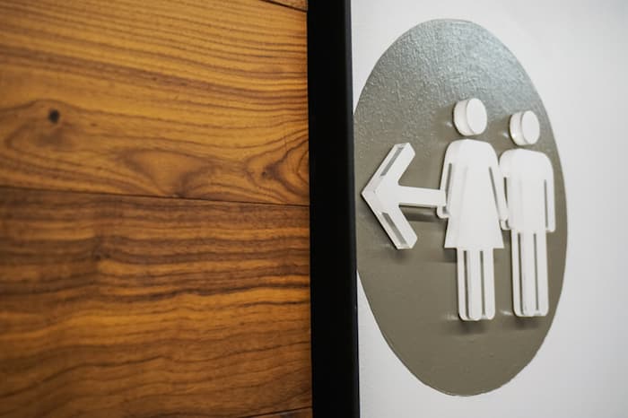 bathroom sign