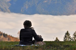 Person sitting and thinking about College Athletes and Eating Disorders