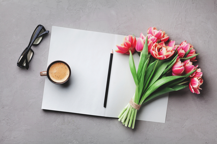 Flowers with Coffee