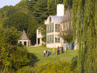 Exterior View of Building on Hill