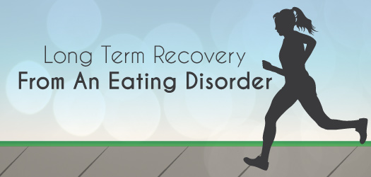 Long Term Recovery From An Eating Disorder Graffic