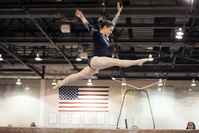 Girl on Mat Battling Eating Disorders in Female Gymnasts