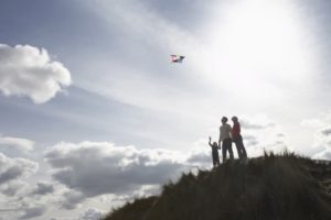 Kid Flying Kite