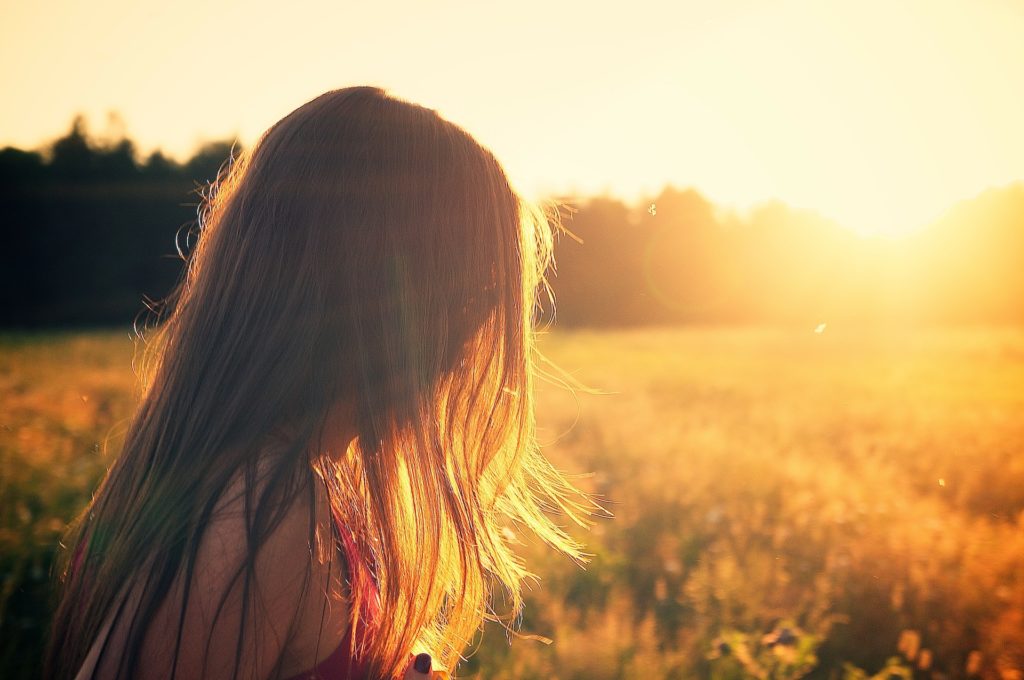 Girl thinking about Spirituality