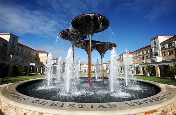 TCU Frog Fountain