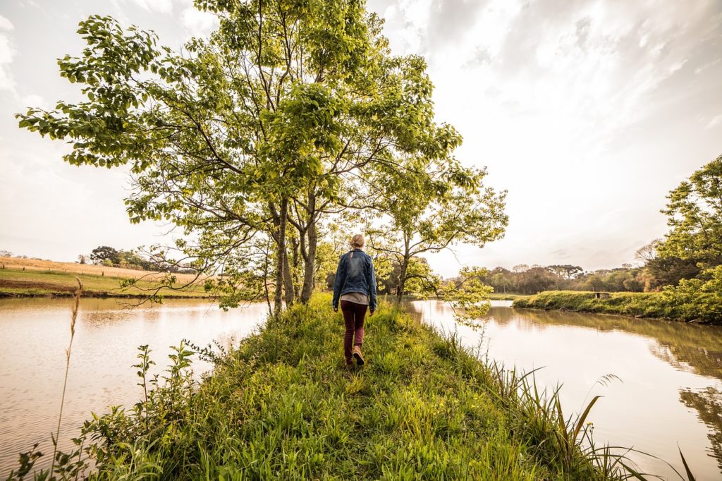 Woman walking